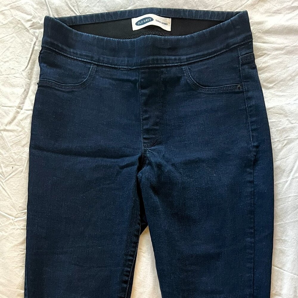 Old Navy - Dark Blue Denim Plants (Super Skinny)